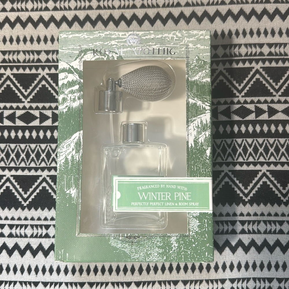 Royal Apothic Winter Pine Linen & Room Spray 1.45oz / 42ml Gift Box